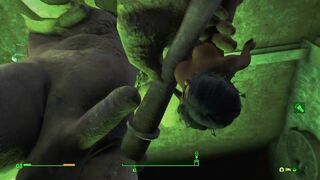 Huge Monster Giant with Big Cock makes Fetish for Girls | Fallout 4