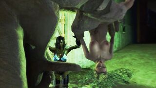 Huge Monster Giant with Big Cock makes Fetish for Girls | Fallout 4