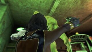 Huge Monster Giant with Big Cock makes Fetish for Girls | Fallout 4