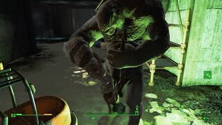 Huge Monster Giant with Big Cock makes Fetish for Girls | Fallout 4