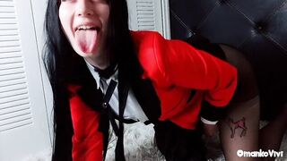 Yumeko Jabami Compulsive Ahegao Tease Omankovivi Hentai