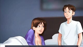 summertime saga 0.20.8 stepmom Debbie compilation, cookie jar