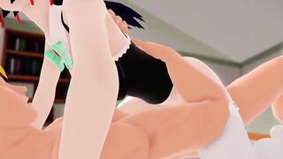 Minato Namikaze and Mikoto Uchiha 3d sex