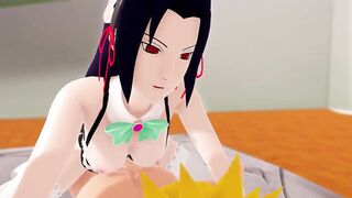 Minato Namikaze and Mikoto Uchiha 3d sex