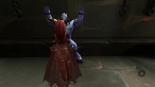World Warcraft Porn. Alexstrasza was Captured in the Hands of a Gnome!