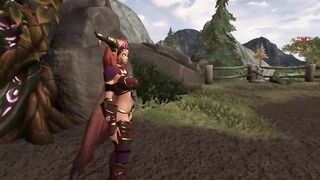 World Warcraft Porn. Alexstrasza was Captured in the Hands of a Gnome!