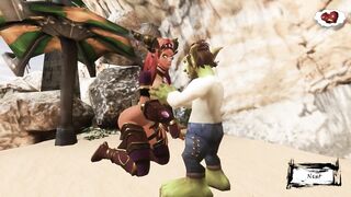 World Warcraft Porn. Alexstrasza was Captured in the Hands of a Gnome!