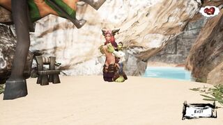 World Warcraft Porn. Alexstrasza was Captured in the Hands of a Gnome!