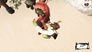 World Warcraft Porn. Alexstrasza was Captured in the Hands of a Gnome!