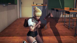 High Schoolgirl Sucked off Teacher for Test
