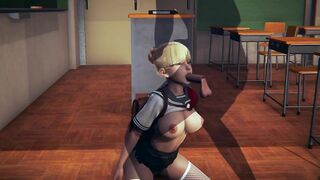 High Schoolgirl Sucked off Teacher for Test