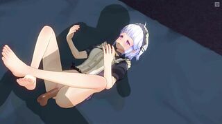 3D HENTAI the Maid came at Night for your Sperm