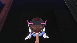 3D HENTAI DVA wants to Taste your Cum