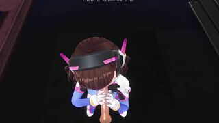 3D HENTAI DVA wants to Taste your Cum