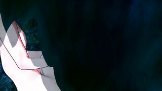 Aqua Konasuba BLOWJOB and DOGGY in Cave (3d Hentai)