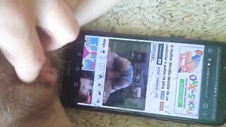 Solo Masturbation with Anime