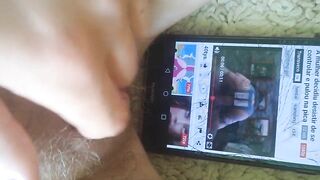 Solo Masturbation with Anime