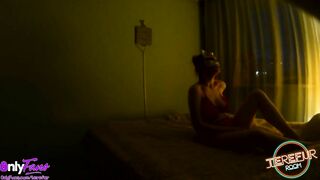 Fucked her Pussy with a Vibrator after a Hard Day