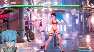 Sex Game [strip Fights] UNA VS CLAUDIA