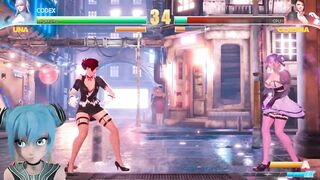 Sex Game [strip Fights] UNA VS CLAUDIA