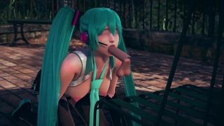 Miku does Blowjob