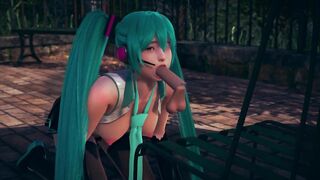 Miku does Blowjob