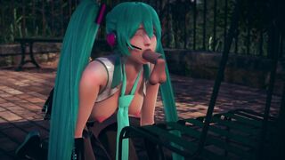 Miku does Blowjob
