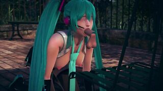 Miku does Blowjob
