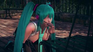 Miku does Blowjob