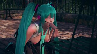 Miku does Blowjob