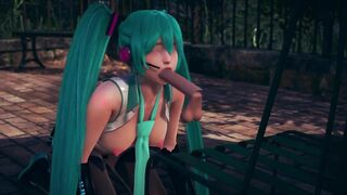 Miku does Blowjob