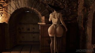 Dinner at Castle Dimitrescu (Animation With Sound)