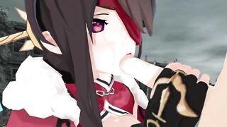 Beidou Genshin Impact 3D Hentai Part 2/9