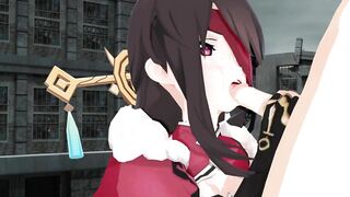 Beidou Genshin Impact 3D Hentai Part 2/9