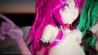 MMD R18 4k Mirror Dance Yamakaze - Lupin 1032