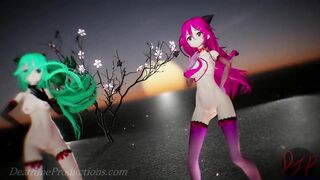 MMD R18 4k Mirror Dance Yamakaze - Lupin 1032