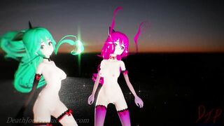 MMD R18 4k Mirror Dance Yamakaze - Lupin 1032