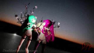 MMD R18 4k Mirror Dance Yamakaze - Lupin 1032