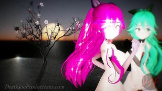 MMD R18 4k Mirror Dance Yamakaze - Lupin 1032