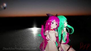 MMD R18 4k Mirror Dance Yamakaze - Lupin 1032