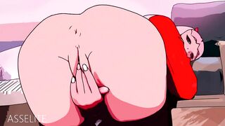 Anime Hentai zero two Masturbation Pussy Solo