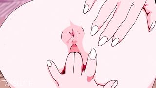 Anime Hentai zero two Masturbation Pussy Solo