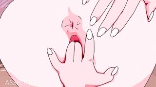 Anime Hentai zero two Masturbation Pussy Solo