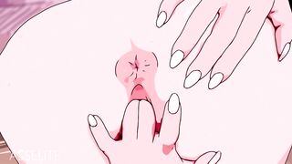 Anime Hentai zero two Masturbation Pussy Solo