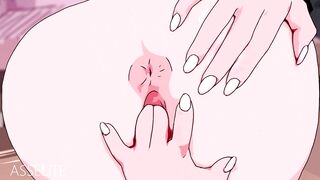 Anime Hentai zero two Masturbation Pussy Solo