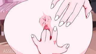 Anime Hentai zero two Masturbation Pussy Solo