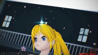 MMD R18 Nude Pink Misaka and Aylin - Elect 1097