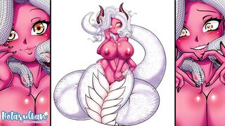 Monster Girl with Huge Tits SpeedPaint by HotaruChanART