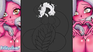 Monster Girl with Huge Tits SpeedPaint by HotaruChanART