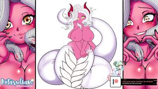 Monster Girl with Huge Tits SpeedPaint by HotaruChanART